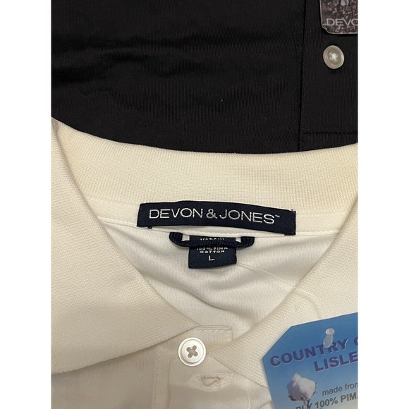 BRAND NEW Devon & Jones Men’s Country Club GOLF Polo Shirt LOT L/XL - Picture 7 of 9